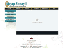 Tablet Screenshot of ankaradamutfak.com